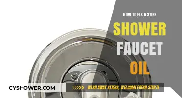 Easy DIY Guide to Fixing a Stiff Shower Faucet with Oil