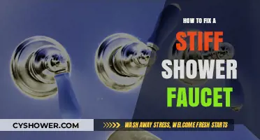 Easy DIY Guide to Repairing a Stiff Shower Faucet Handle