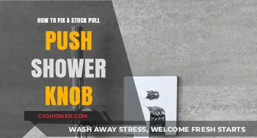 Quick Fix for a Stuck Pull-Push Shower Knob: DIY Guide