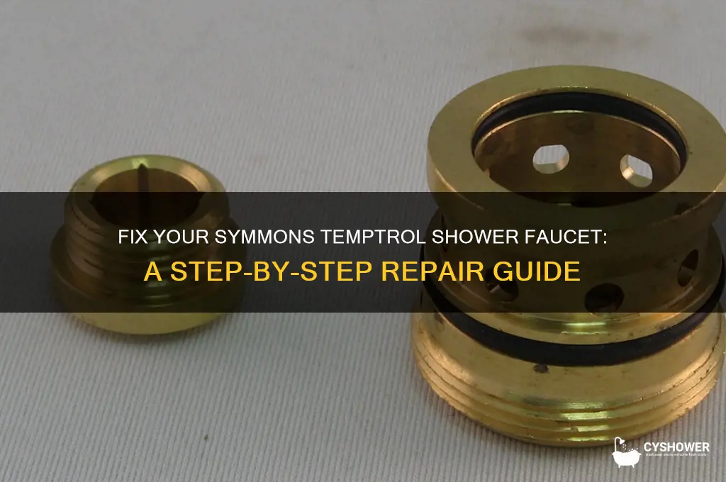 how to fix a symmons temptrol shower faucet