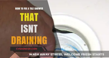 Quick Fixes for a Tile Shower That Isn’t Draining Properly