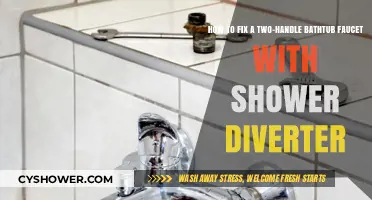 Repairing a Two-Handle Bathtub Faucet with Shower Diverter: A Guide