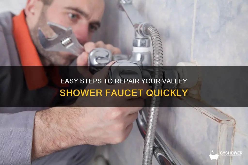 how to fix a valley shower faucet