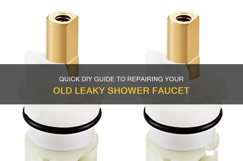 how to fix an old leaky shower faucet