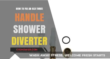 Revive Your Vintage Shower: Fixing a Three-Handle Diverter Easily