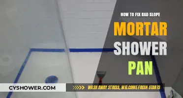 Fixing a Bad Slope Mortar Shower Pan: Step-by-Step Repair Guide