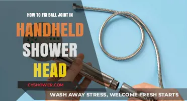 Quick Fix: Repairing a Faulty Ball Joint in Your Handheld Shower Head