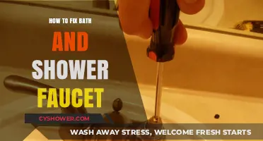 Easy DIY Guide to Repairing Your Bath and Shower Faucet