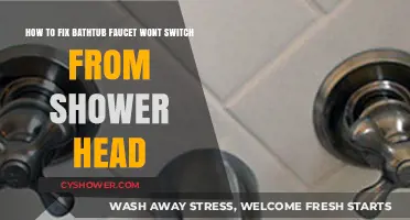 Fix Bathtub Faucet: Switch Shower Head Easily with These Steps