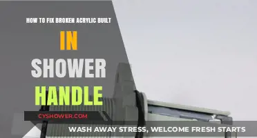 Repairing a Broken Acrylic Built-In Shower Handle: DIY Guide