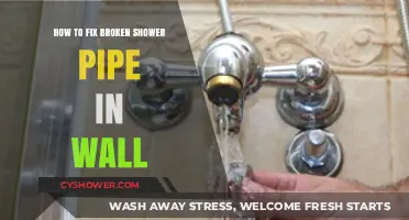 Quick Guide to Repairing a Broken Shower Pipe in the Wall