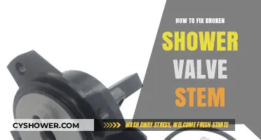 Fixing a Broken Shower Valve Stem: A Step-by-Step DIY Guide