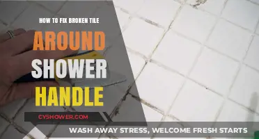 Easy DIY Guide to Repairing Broken Tile Around Shower Handle