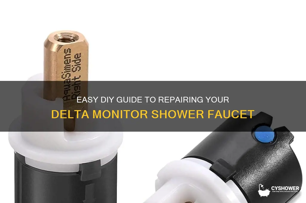 how to fix delta monitor shower faucet