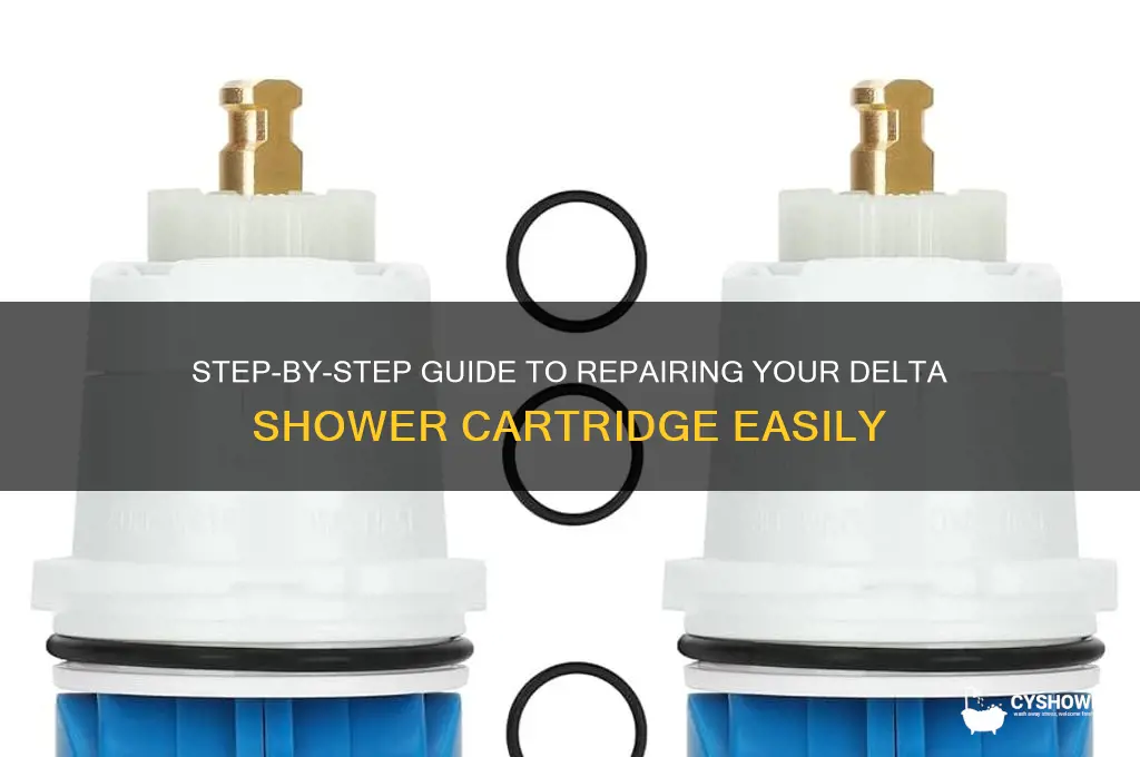 how to fix delta shower cartridge