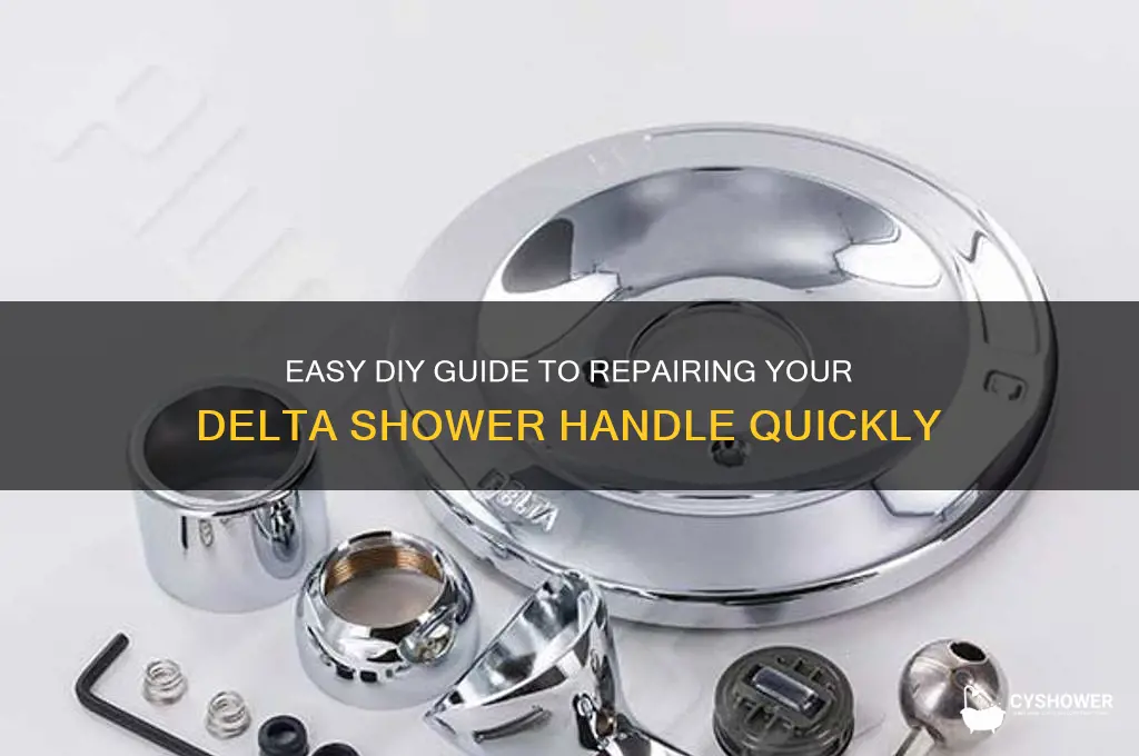 how to fix delta shower handle