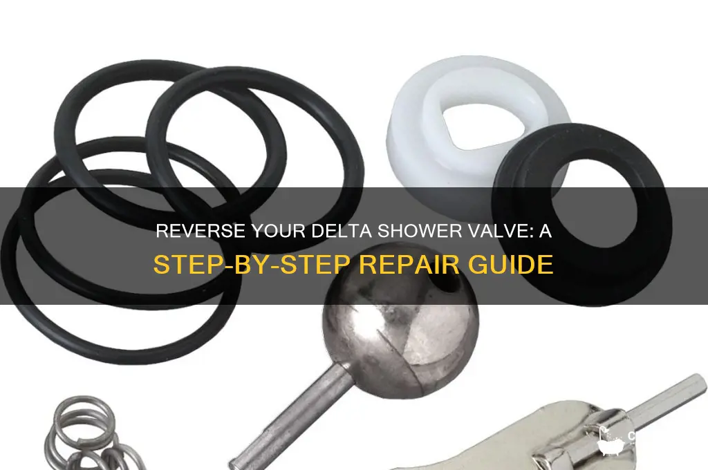 how to fix delta shower valve to reverse