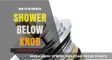 Easy Steps to Repair a Diverter Shower Valve Below the Knob
