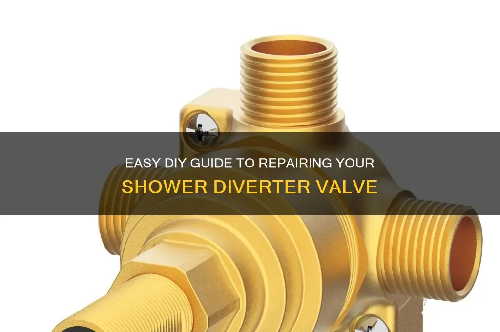 how to fix diverter valve shower