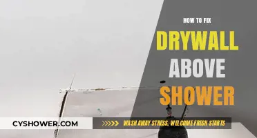 Repairing Drywall Above Your Shower: A Step-by-Step DIY Guide