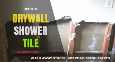 Fixing Drywall Shower Tile: Step-by-Step Repair Guide for Beginners