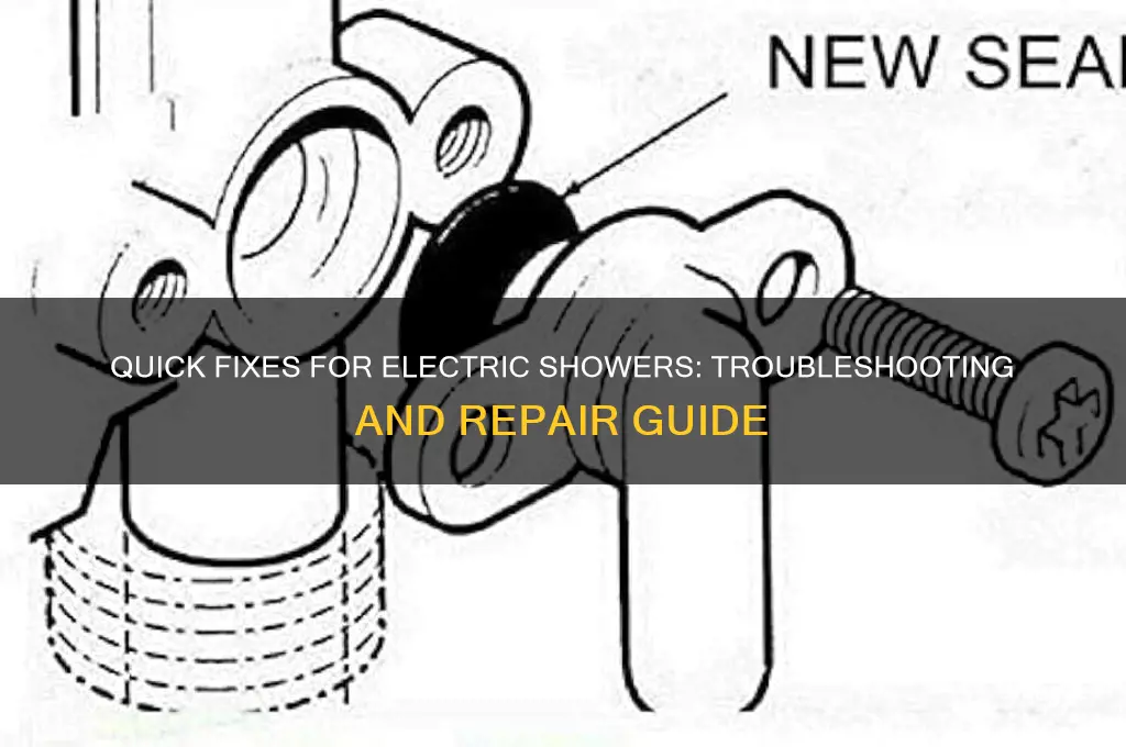 how to fix electric shower