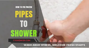 Quick Fixes for Frozen Shower Pipes: Thaw and Restore Water Flow
