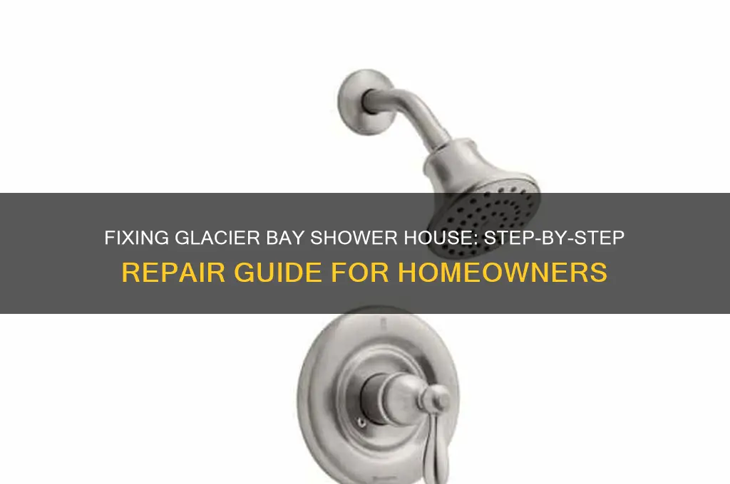 how to fix glacier bay shower house