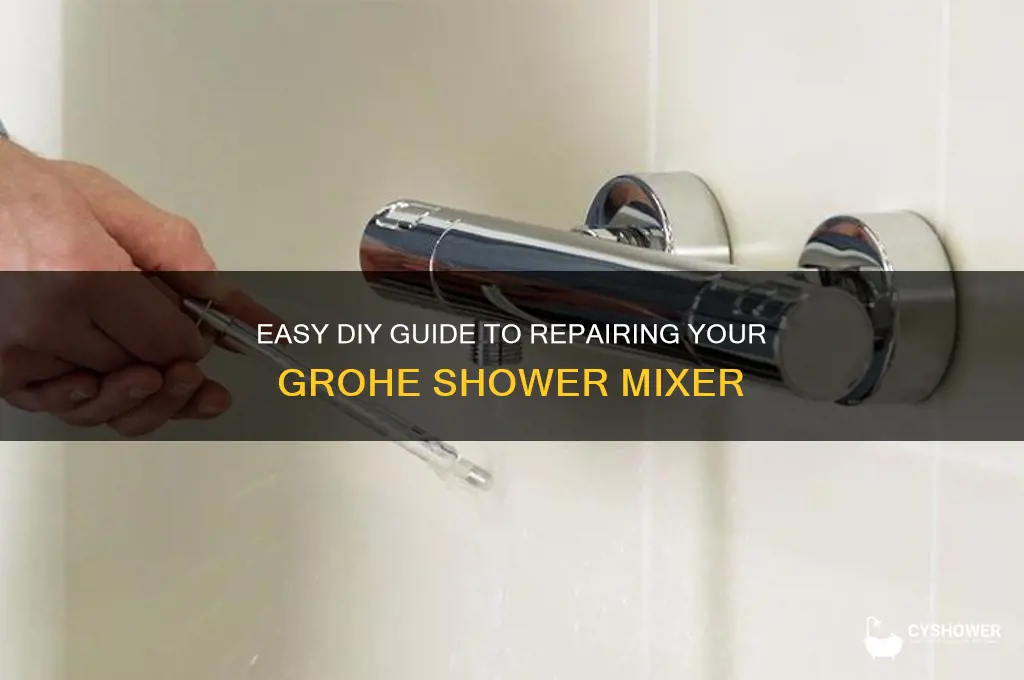 how to fix grohe shower mixer