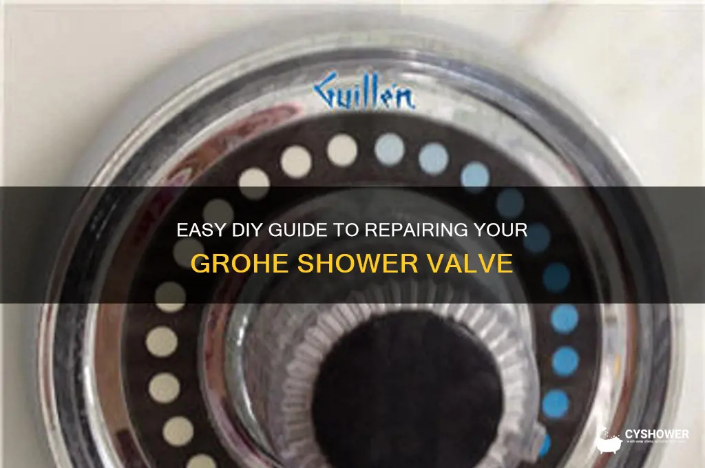 how to fix grohe shower valve