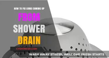 Quick Fixes for Gunk Coming Up from Your Shower Drain