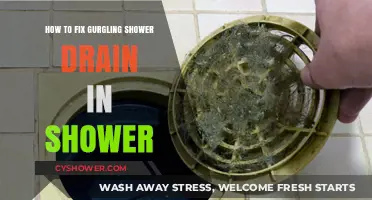 Quick Fixes for a Gurgling Shower Drain: DIY Solutions