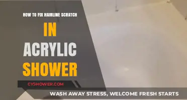 Easy DIY Fix for Hairline Scratches in Acrylic Showers