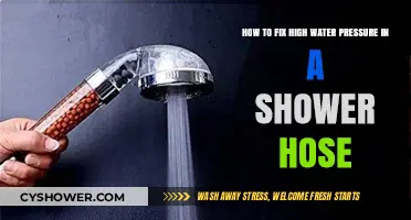 Easy Fixes for High Water Pressure in Your Shower Hose