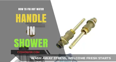 Easy DIY Guide to Repairing Your Shower's Hot Water Handle
