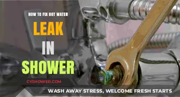 Quick Fixes for Shower Hot Water Leaks: DIY Repair Guide