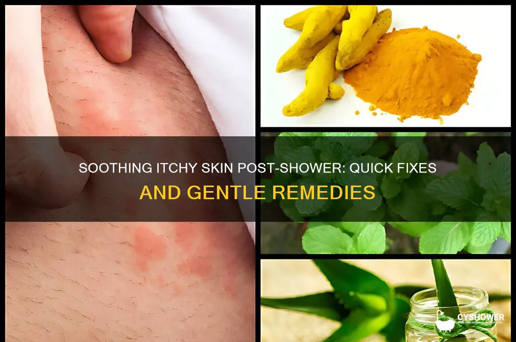 how to fix itchy skin after shower