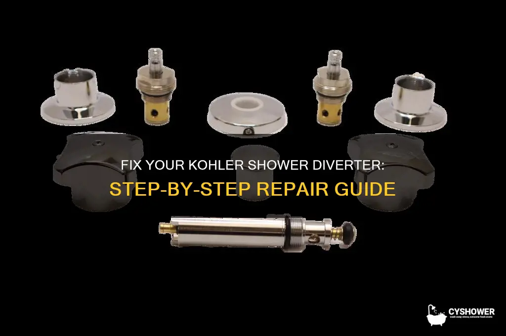 how to fix kohler shower diverter