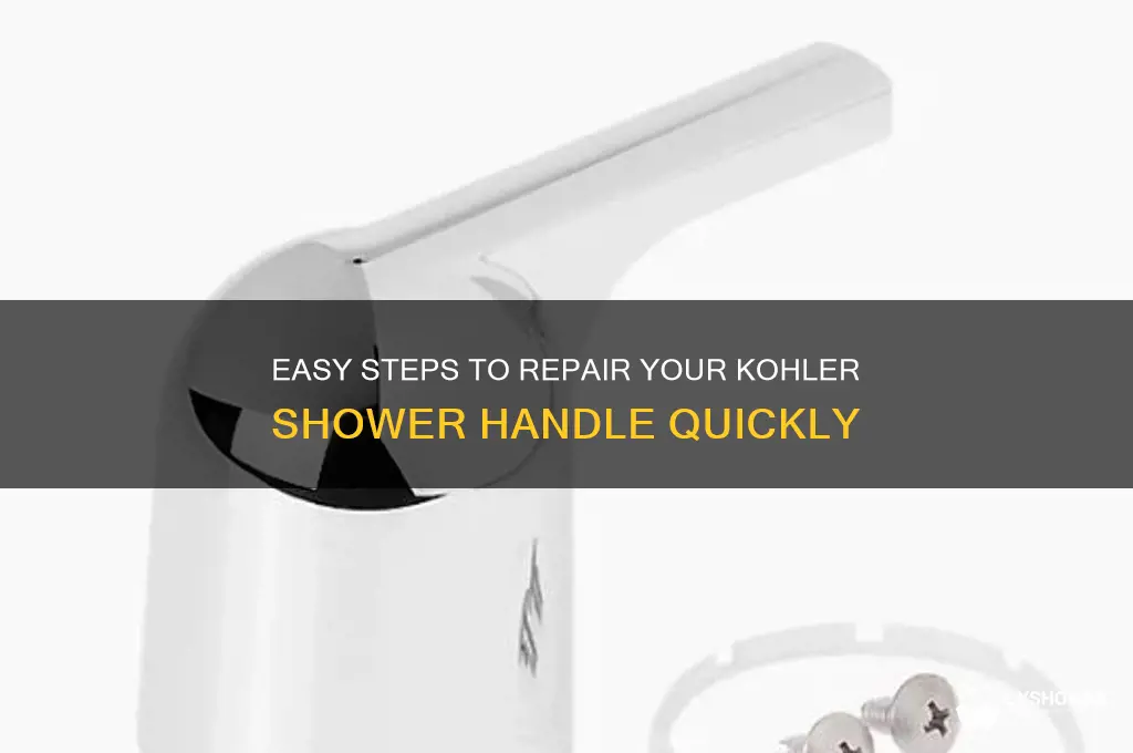 how to fix kohler shower handle