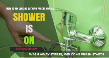 Stop Bathtub Faucet Leaks When Showering: Quick DIY Repair Guide