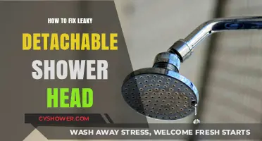 Quick Fixes for a Leaky Detachable Shower Head: DIY Guide