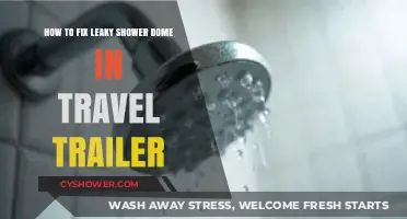 Quick Fix for Leaky Shower Dome in Your Travel Trailer