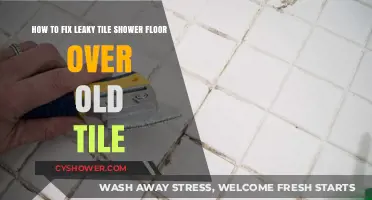 Repairing Leaky Tile Shower Floors: Effective Solutions Over Old Tiles