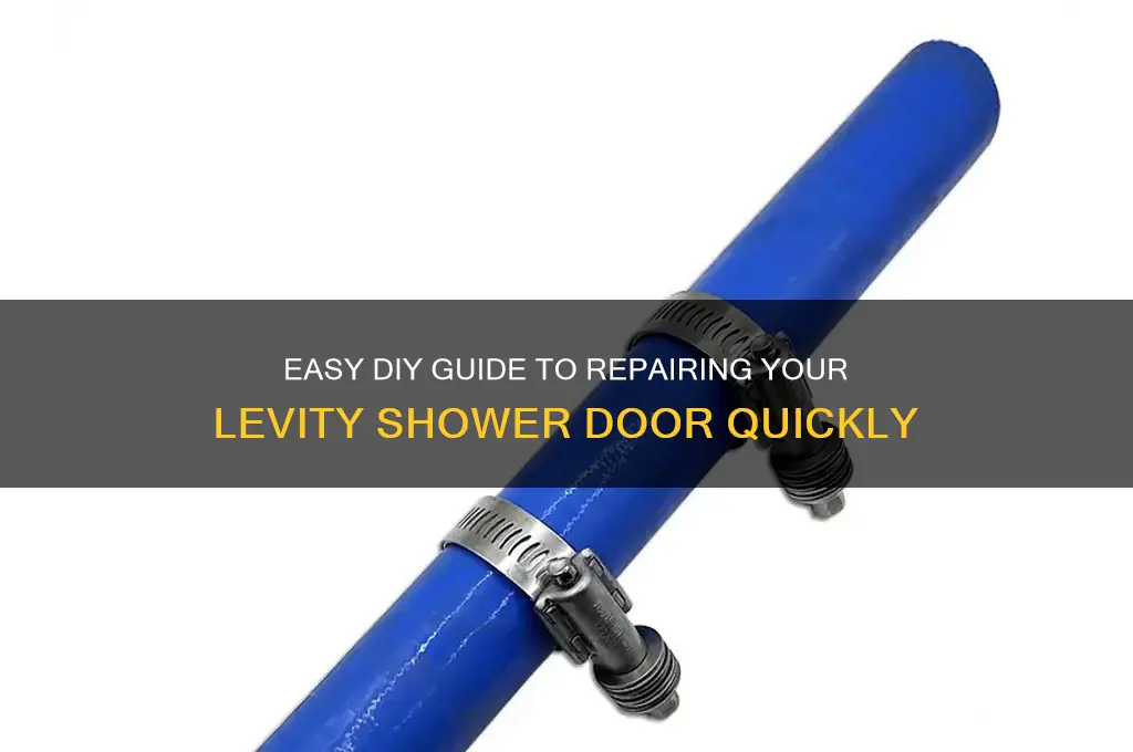 how to fix levity shower door