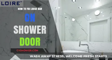 Quick Fix for a Wobbly Shower Door Bar: DIY Repair Guide