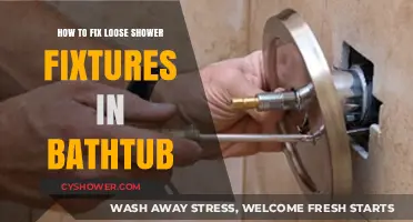 Quick DIY Guide to Tightening Loose Shower Fixtures in Bathtubs