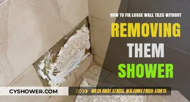 Quick Fix for Loose Shower Tiles: No Removal Required!