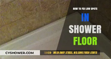 Fixing Low Spots in Your Shower Floor: A Step-by-Step Guide