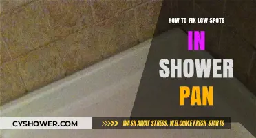 Fixing Low Spots in Your Shower Pan: A Step-by-Step Guide