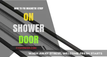 Quick Fix: Repairing the Magnetic Strip on Your Shower Door